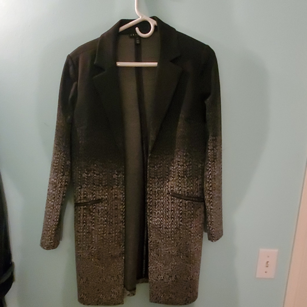 Tribal trench coat